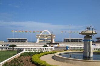 Ghana’s 2025 Global Peace Index ranking map showing decline