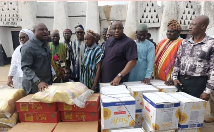 Speaker Bagbin provides food supplies to 2025 Dumba Planning Committee