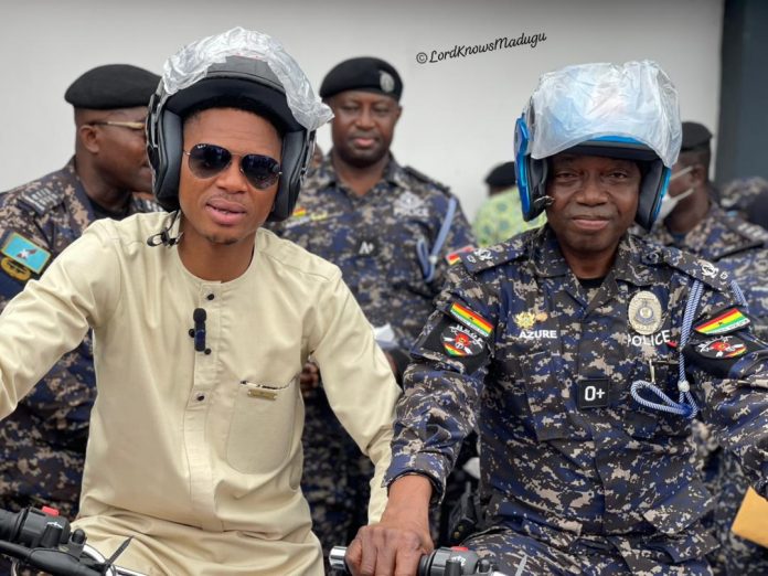 Madina MP Sosu Donates Motorcycles, Streetlights to Boost Community Security