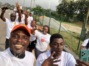 Ayi Mensah Peduase health walk Ghana