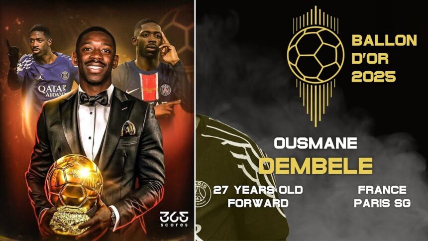 Ousmane Dembélé Wins 2025 Ballon d’Or