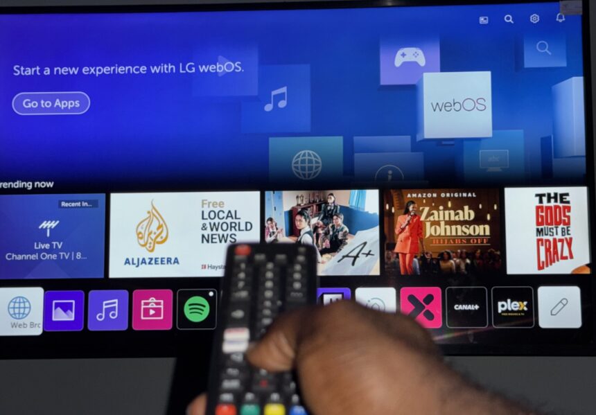 Subscribers watching TV upgraded package