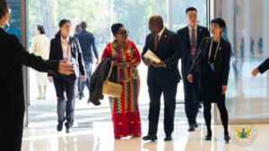 President John Dramani and First Lady Lordina Mahama