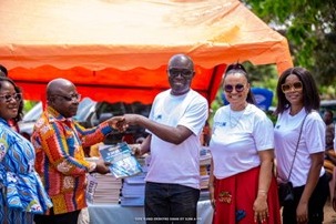 Kofi Yeboah Donates Books to Miaso Krobo D/A Basic School