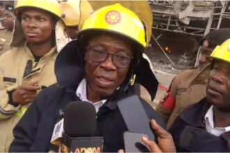 “Total Loss”: Santasi China Mall Workers Grieve as Fire Destroys Entire Building