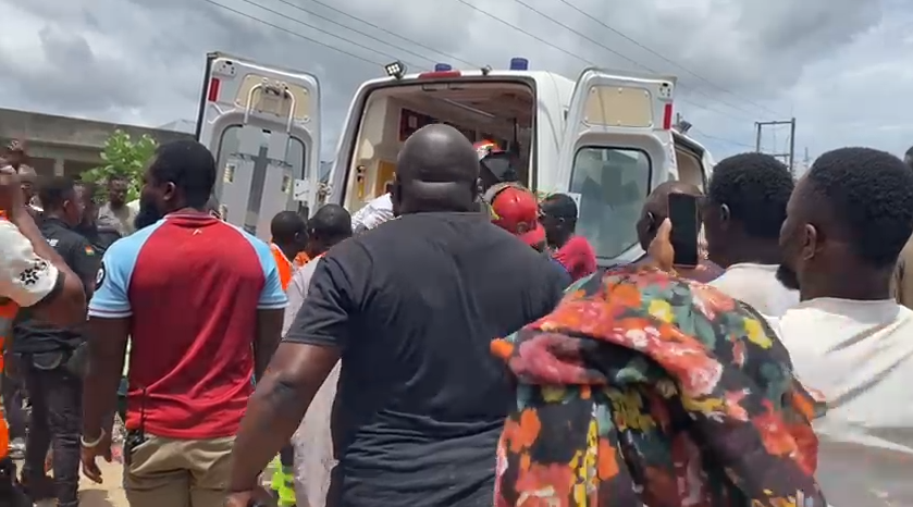 Mason Battles for Life After Building Collapse at Kasoa New Market