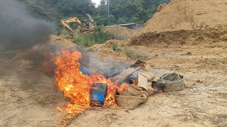 NAIMOS Intensifies Galamsey Fight with Big Operation in Ashanti Region