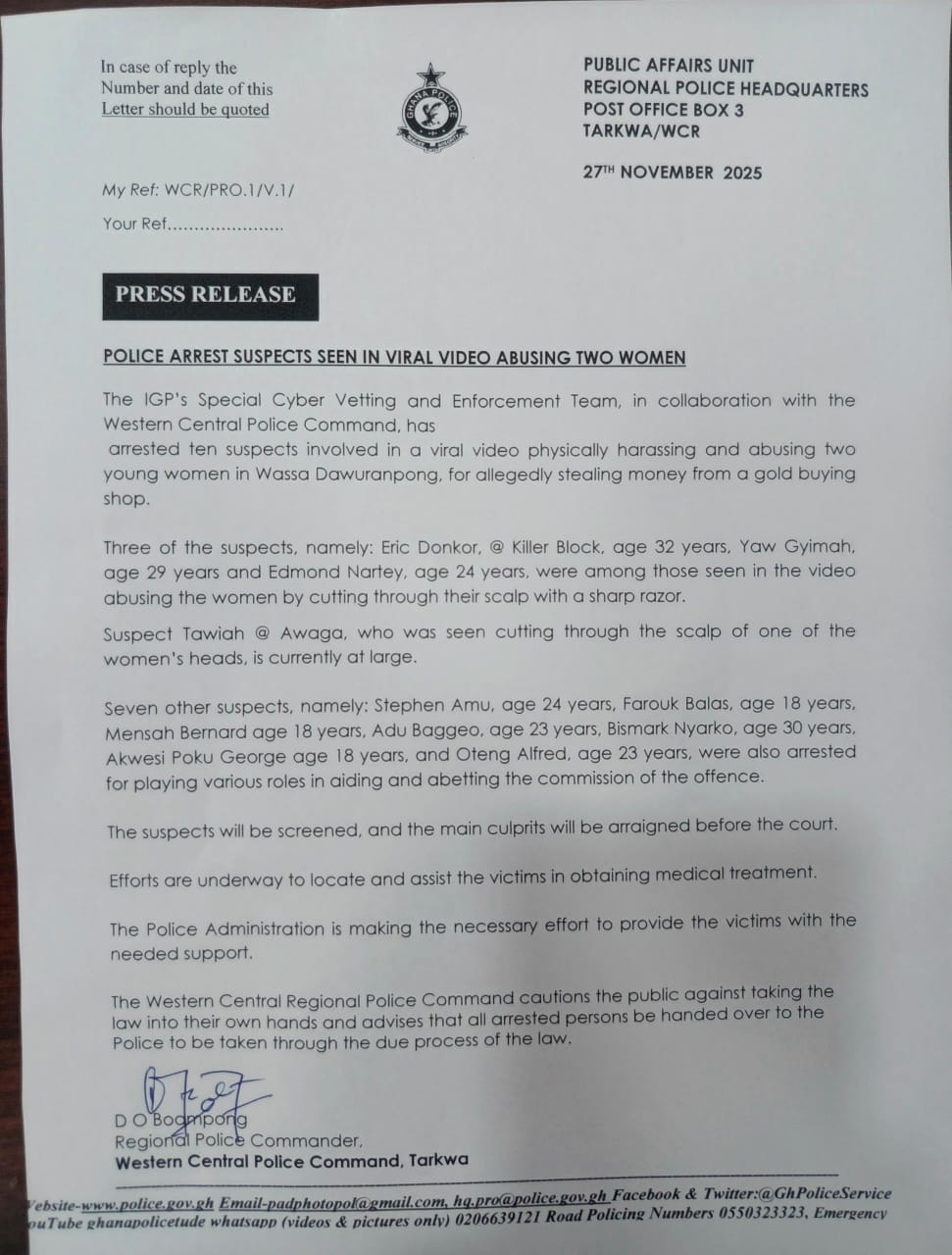 Police Arrest Ten Over Shocking Viral Video of Women Being Assaulted