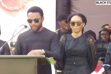 State Funeral of Nana Konadu Agyeman-Rawlings Held Today – Children Pay Heartfelt Tributes