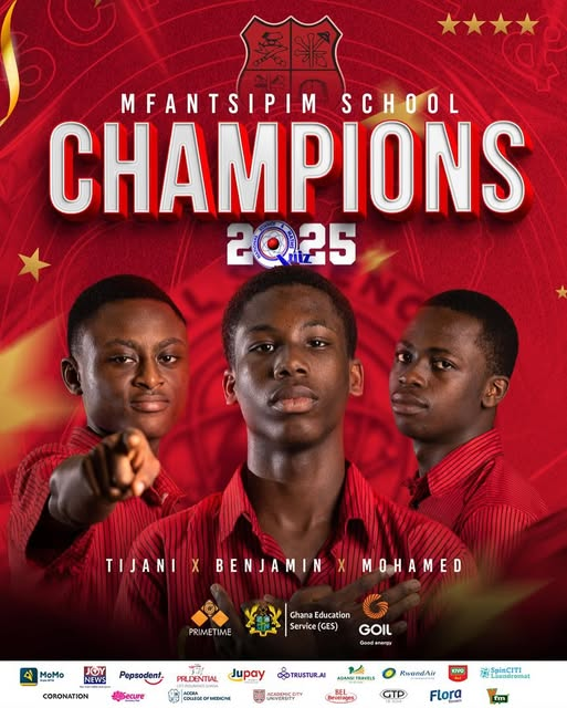 Mfantsipim Triumphs Over Augusco and OWASS to Lift 2025 NSMQ Trophy