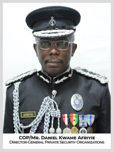 Only 200 Out of 700 Registered Private Security Firms in Good Standing – COP Daniel Afriyie