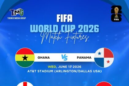 Ghana Drawn Against England, Croatia and Panama for 2026 FIFA World Cup