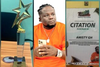 AMISTY GH Crowned Discovery Artist of the Year by MUSIGA Greater Accra