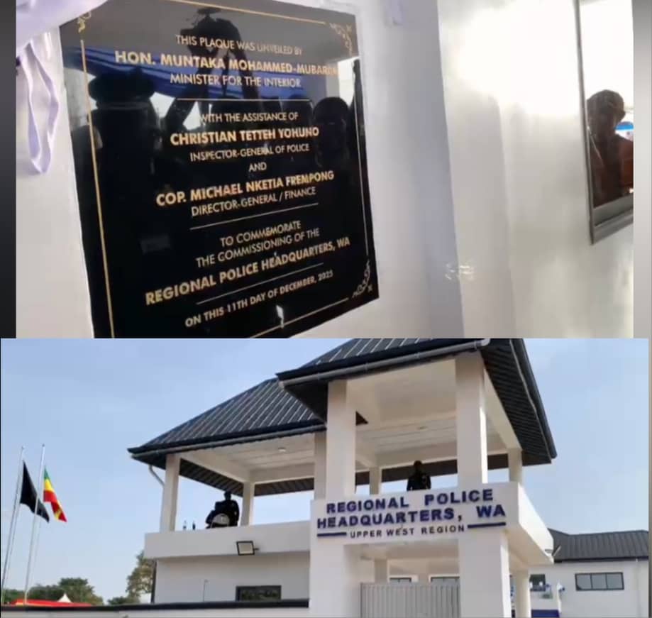 Upper West Region: Muntaka Commissions Regional Police Headquarters, Calls for Strong Police–Community Collaboration