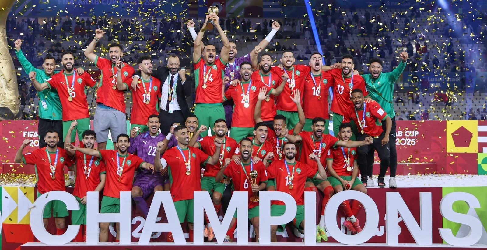 Morocco Beat Jordan 3–2 in Extra Time to Lift 2025 Arab Cup