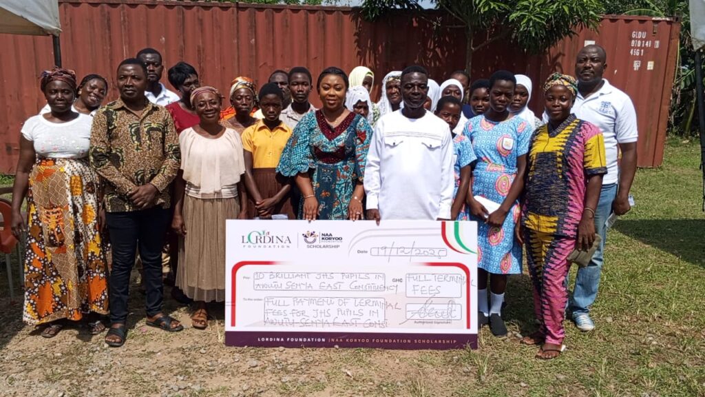 Awutu Senya East MP Awards Scholarships to Needy but Brilliant Students