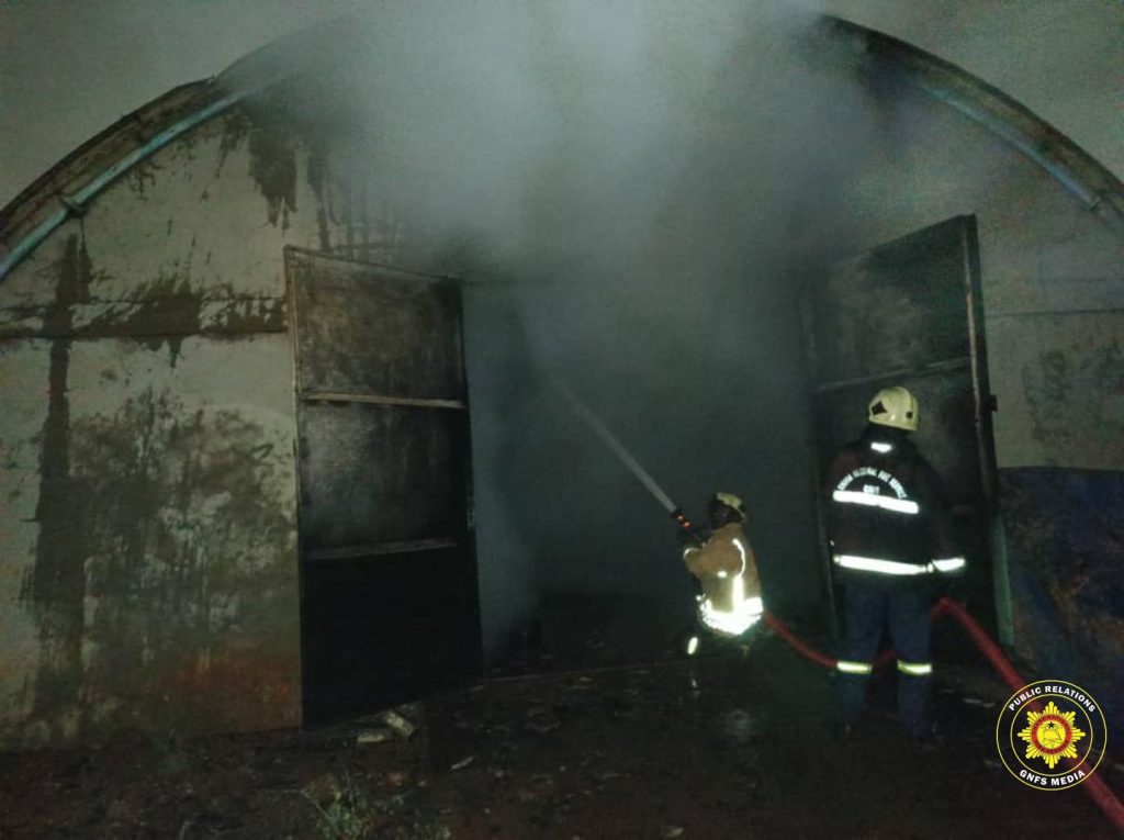 Ashaiman Gulf City Warehouse Fire Contained – GNFS