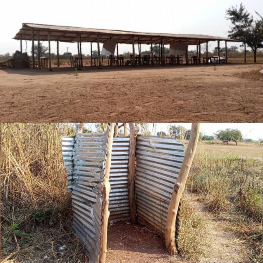 Kradenteh Students Study Under Makeshift Facility; Chief Seeks Government Help