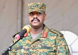 Museveni's son and Uganda’s military chief, Gen. Muhoozi Kainerugaba. 