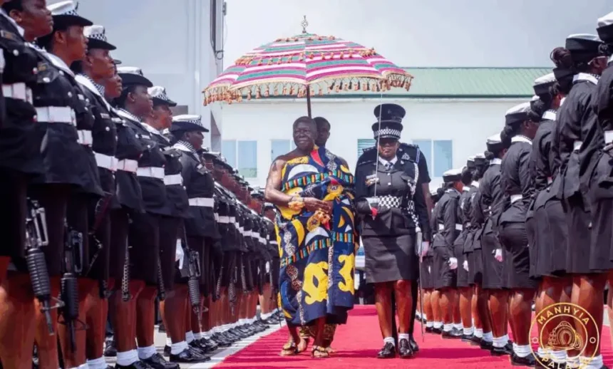 IGP Promotes Police Royal Ladies After Ceremonial Honours at Manhyia Palace