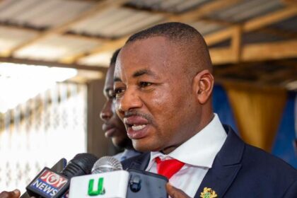 Gomoa East MP Briefs Nyanyano Chiefs on Award of Road Contract