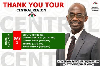 Asiedu Nketia Urges Unity in Effutu, Thanks NDC Supporters for 2024 Election Efforts