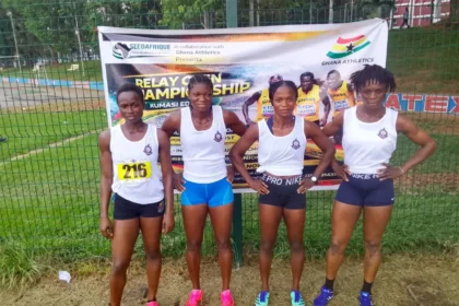 Police Athletics Secure Multiple Gold Medals at Kumasi Relay Meet