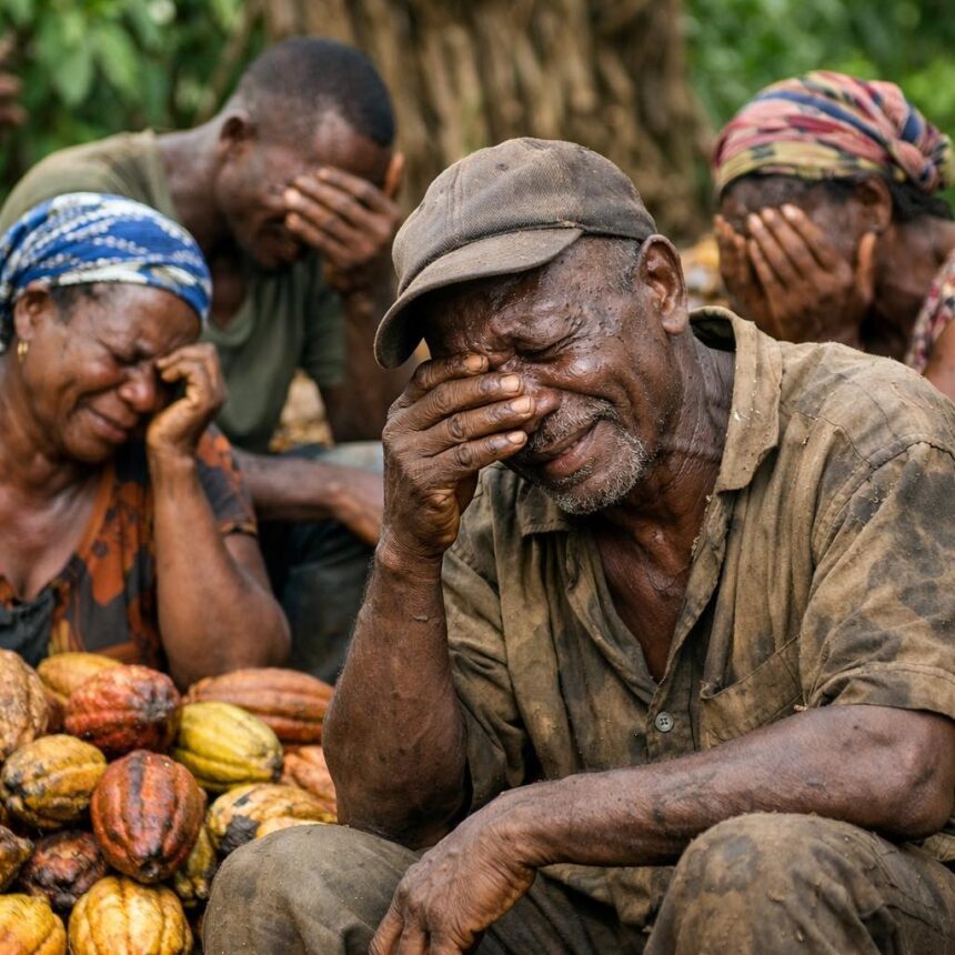 “How Do We Survive?” — Cocoa Farmers Cry Out After Producer Price Cut