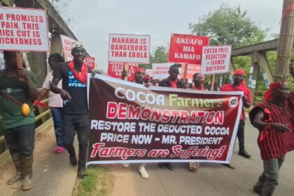 Cocoa Farmers in Western North Protest Producer Price Cut