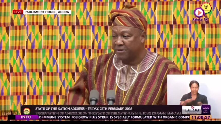 SONA 2026: Mahama Targets Skills Deficit with New Technical Universities