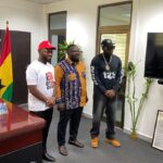 Medikal Pays Courtesy Call on Youth Minister After ‘Red Means Stop’ Ambassadorial Appointment