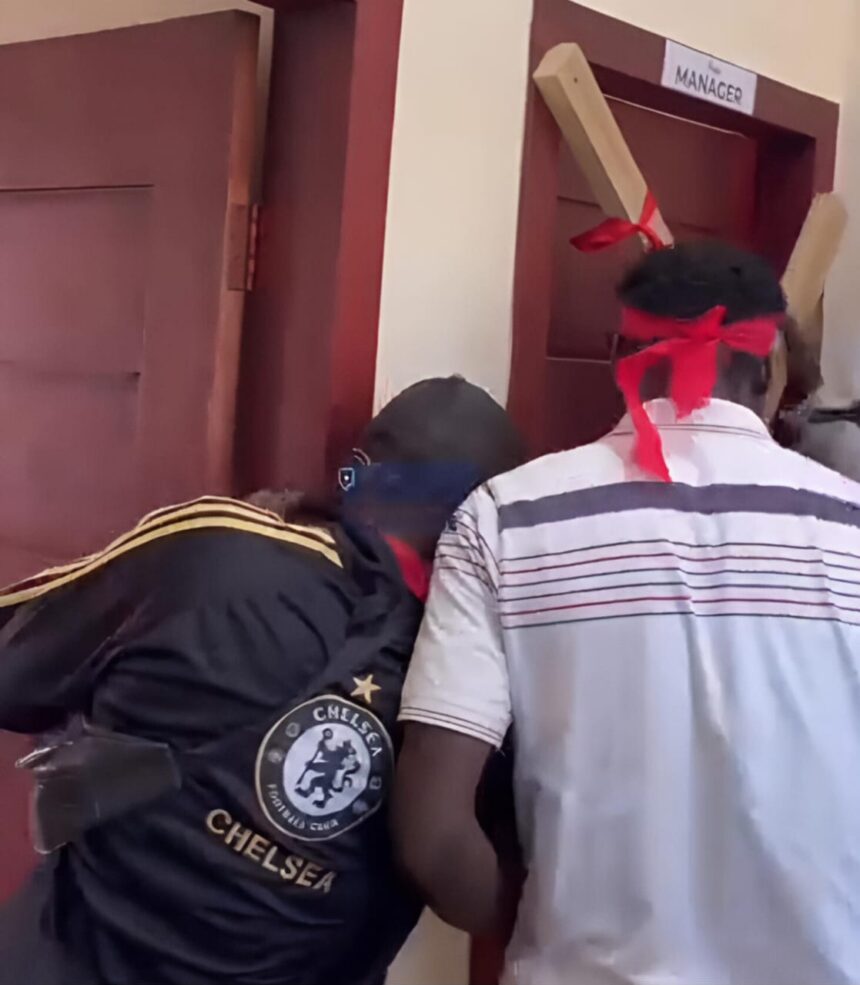 NHIA Office in Ejisu Locked Up by Alleged NDC Supporters
