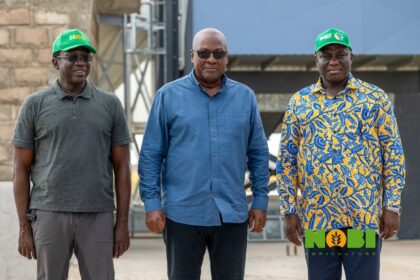 President Mahama Visits Nobi Agriculture, Highlights Role of Private Investment in Ghana’s Food Future