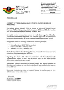 press release by NSA