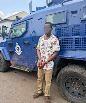 Man Arrested for Attempted Theft of Police Armoured Vehicle at Nkawie