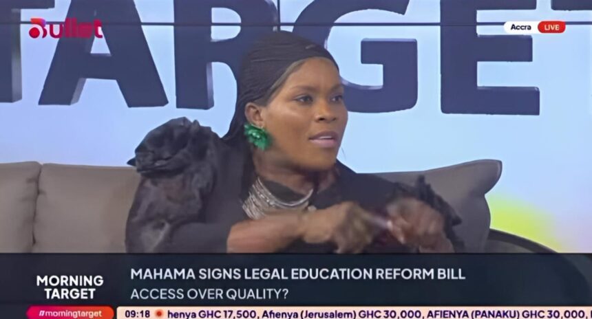 “Law Is Going To Be Like kelewele In This Country" - Janet Nabla Criticises Legal Education Bill