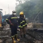 GNFS Extinguishes Major Fire at Monte Carlo Pub and Restaurant in Tema Community 10