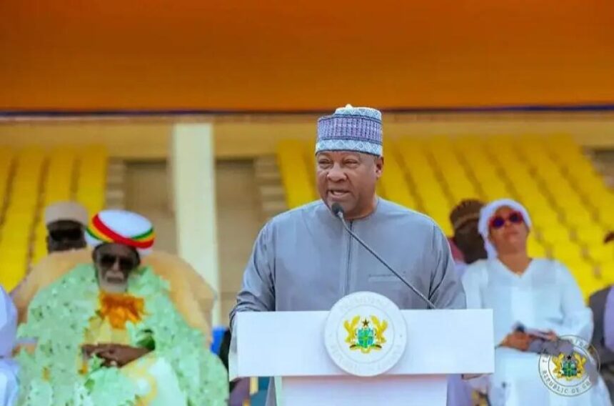 Eid Al-Adha: Mahama Urges Youth to Pursue Education, Skills and Service to Humanity