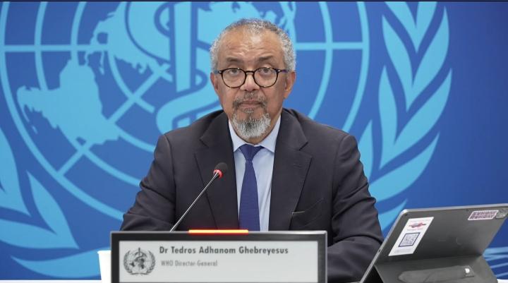 WHO Director-General Tedros Adhanom Ghebreyesus