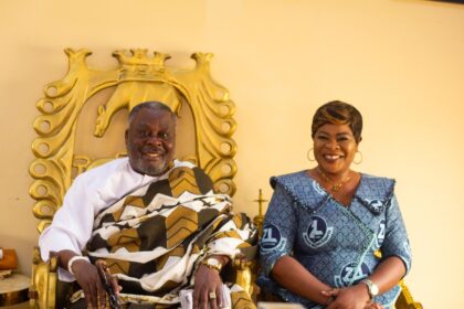 Zoomlion’s New Managing Director Pays Courtesy Call on Nungua Mantse, Seeks Traditional Blessings