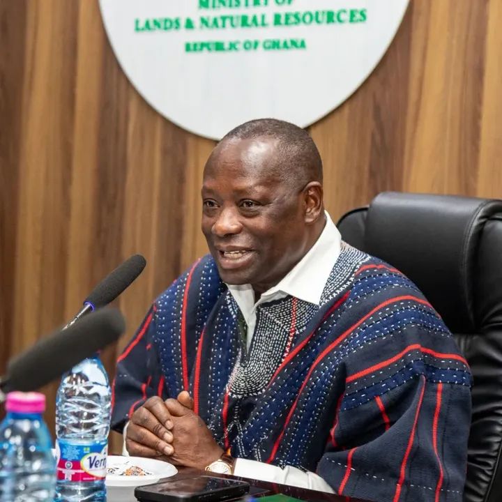 Minister for Lands and Natural Resources, Emmanuel Armah-Kofi Buah,